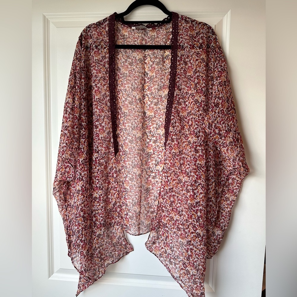 Lucky Brand Floral kimono